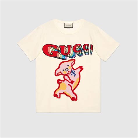 gucci year of the pig t shirt|gucci flying pig.